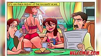 The Naughty Home - Everyone is excited going to the nude beach